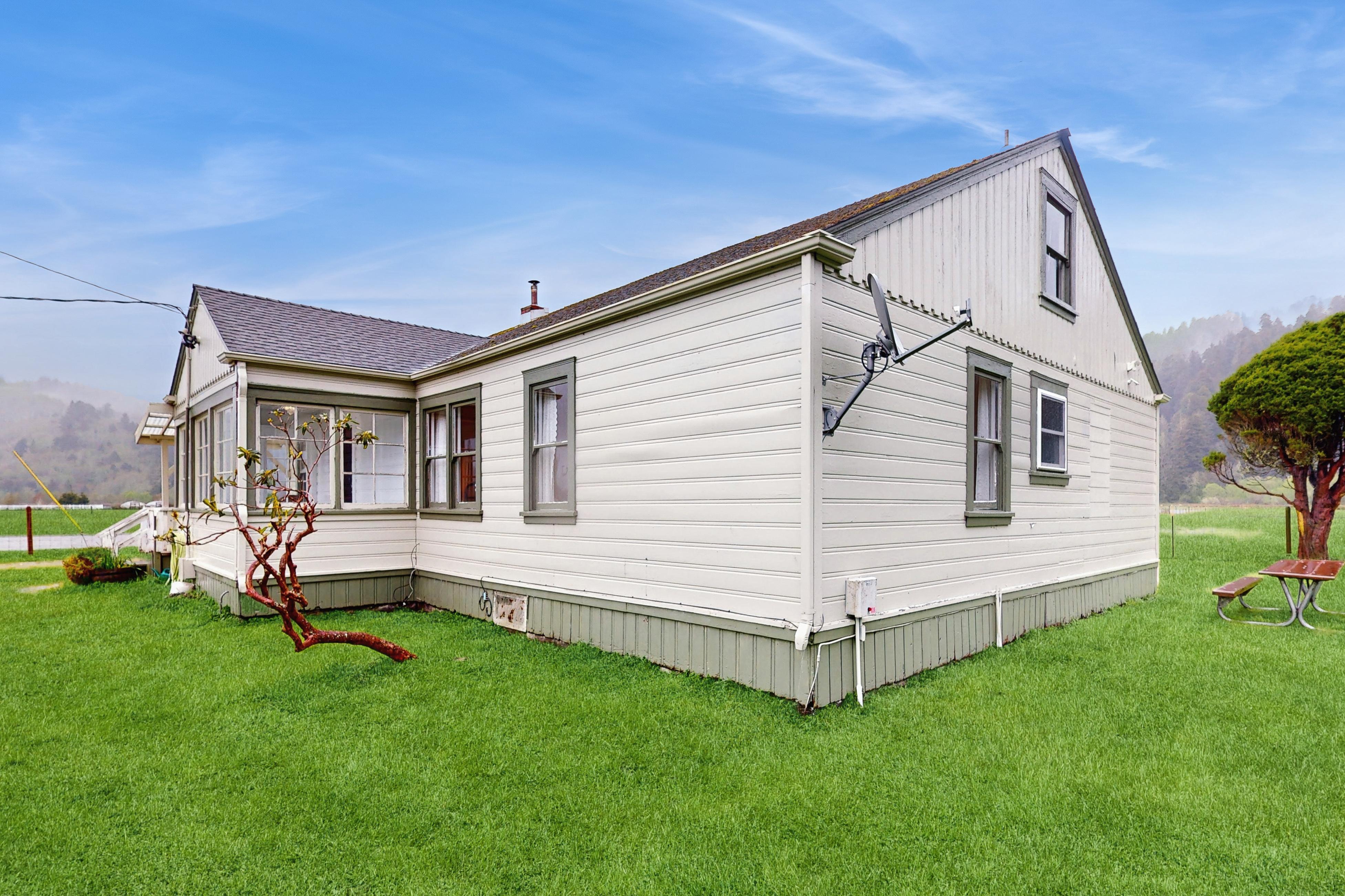Redwood Farmhouse in the Orick Valley