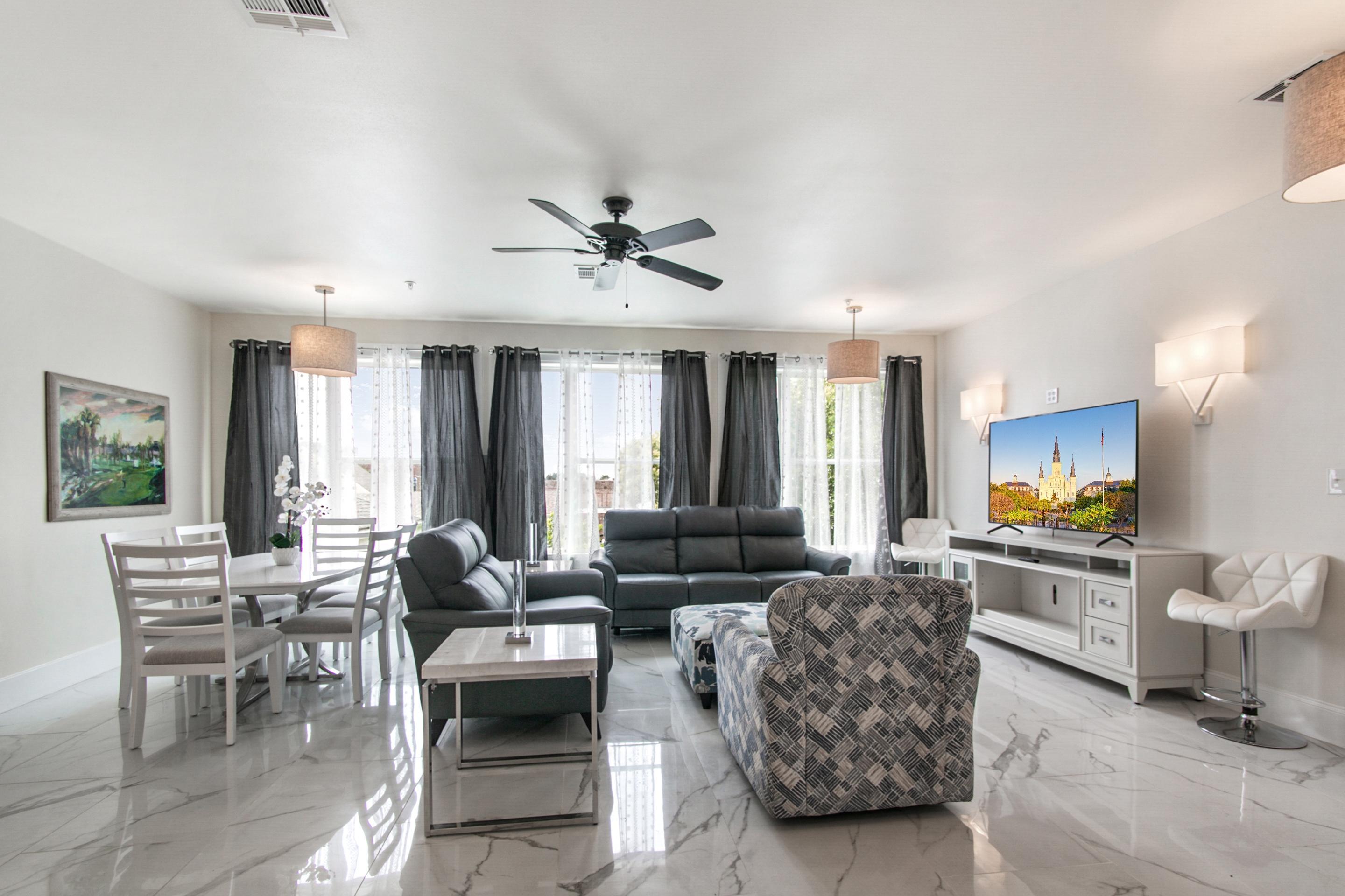 Fully Furnished 4BR Condo in Heart of New Orleans