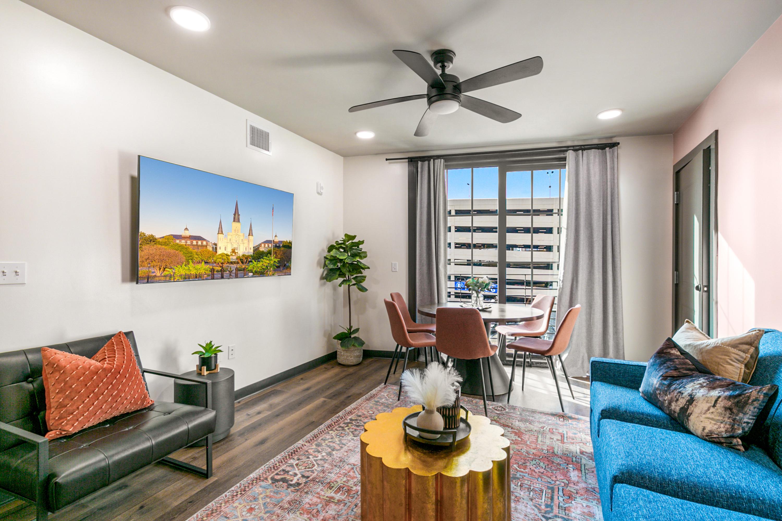 Urban Mirage: 4BR City Oasis with Balcony 6