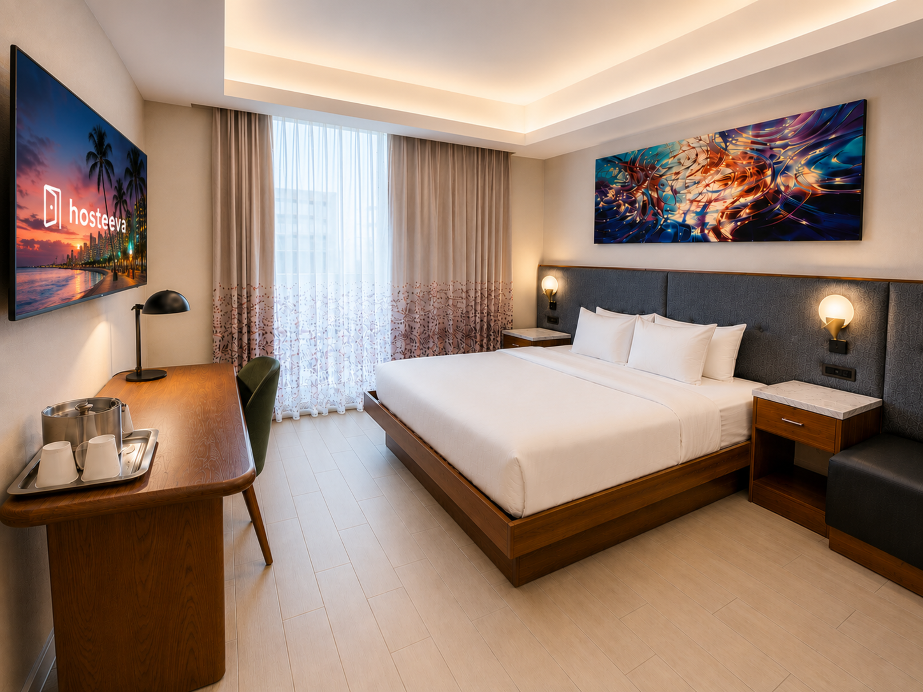 Circ Hotel • King Room • Balcony & Pool Access 2