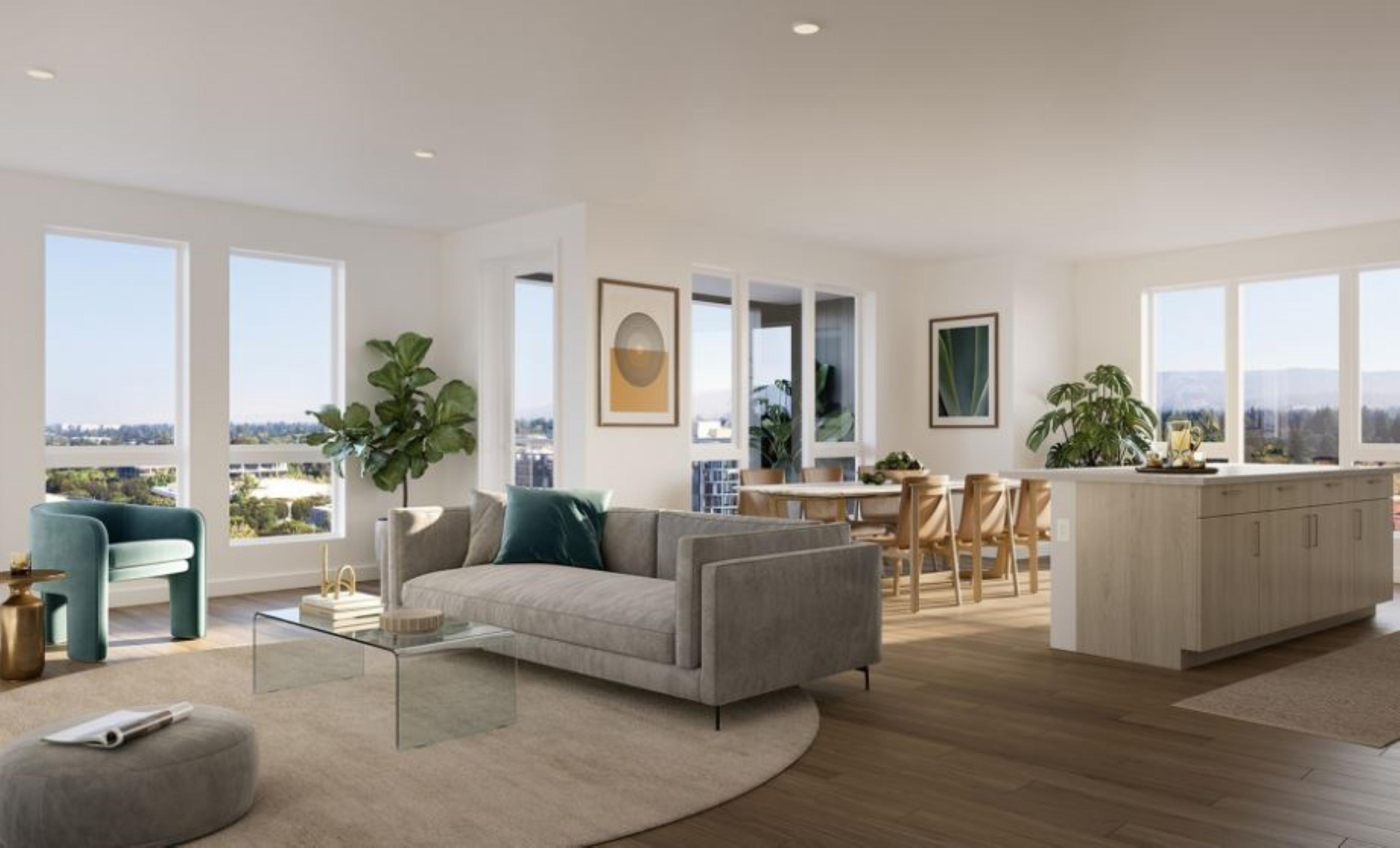 Modern 1BR Condo in Menlo Park with Pool & Gym